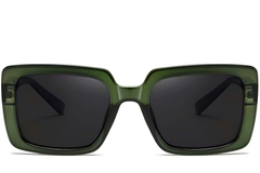 BS2607-0063_Green_Rectangular_Acetate_Sunglasses_front