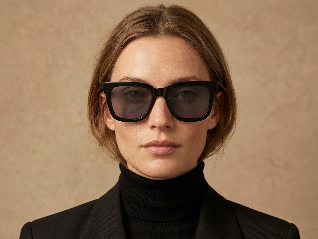 BS2607-0065_Black_Rectangular_Acetate_Sunglasses-tryon_female