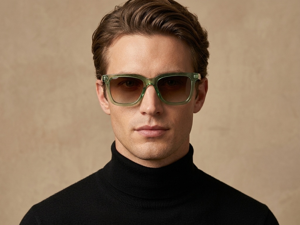 BS2607-0069_Green_Rectangular_Acetate_Sunglasses-tryon_male