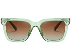 BS2607-0069_Green_Rectangular_Acetate_Sunglasses_front