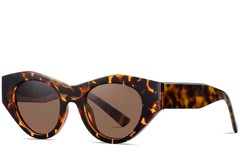 Gafas de sol de acetato con forma de mariposa y carey # BS2607-0075