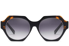 BS2607-0082_Black_Geometric_Acetate_Sunglasses_front