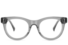 BS2607-0104_Grey_Round_Acetate_Glasses_front