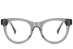 BS2607-0104_Grey_Round_Acetate_Glasses_front