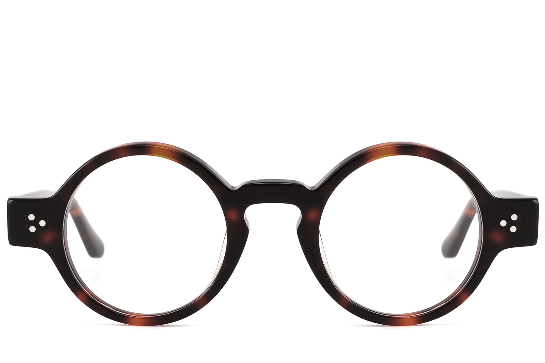 BS2607-0125_Tortoiseshell_Round_Acetate_Glasses_front