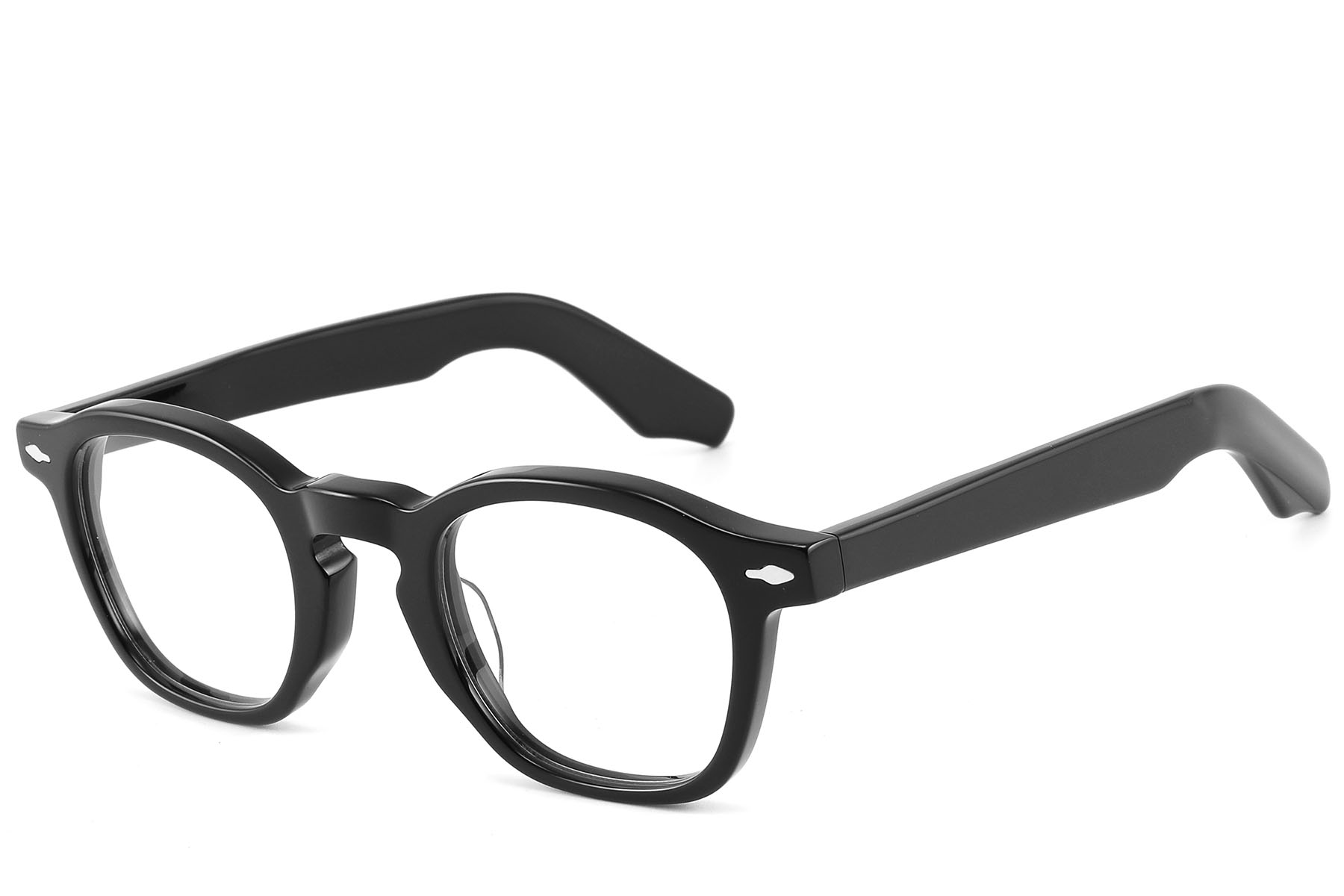BS2607-0126_Black_Rectangular_Acetate_Glasses_corner