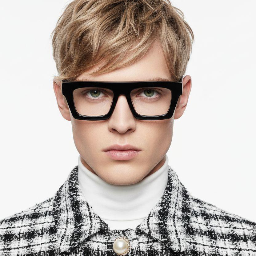 bs2607-0135_black_rectangular_acetate_glasses_model