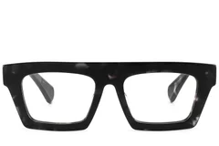 BS2607-0136_Black_Rectangular_Acetate_Glasses_front
