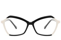 BS2607-0149_Black_Geometric_Acetate_Glasses_front