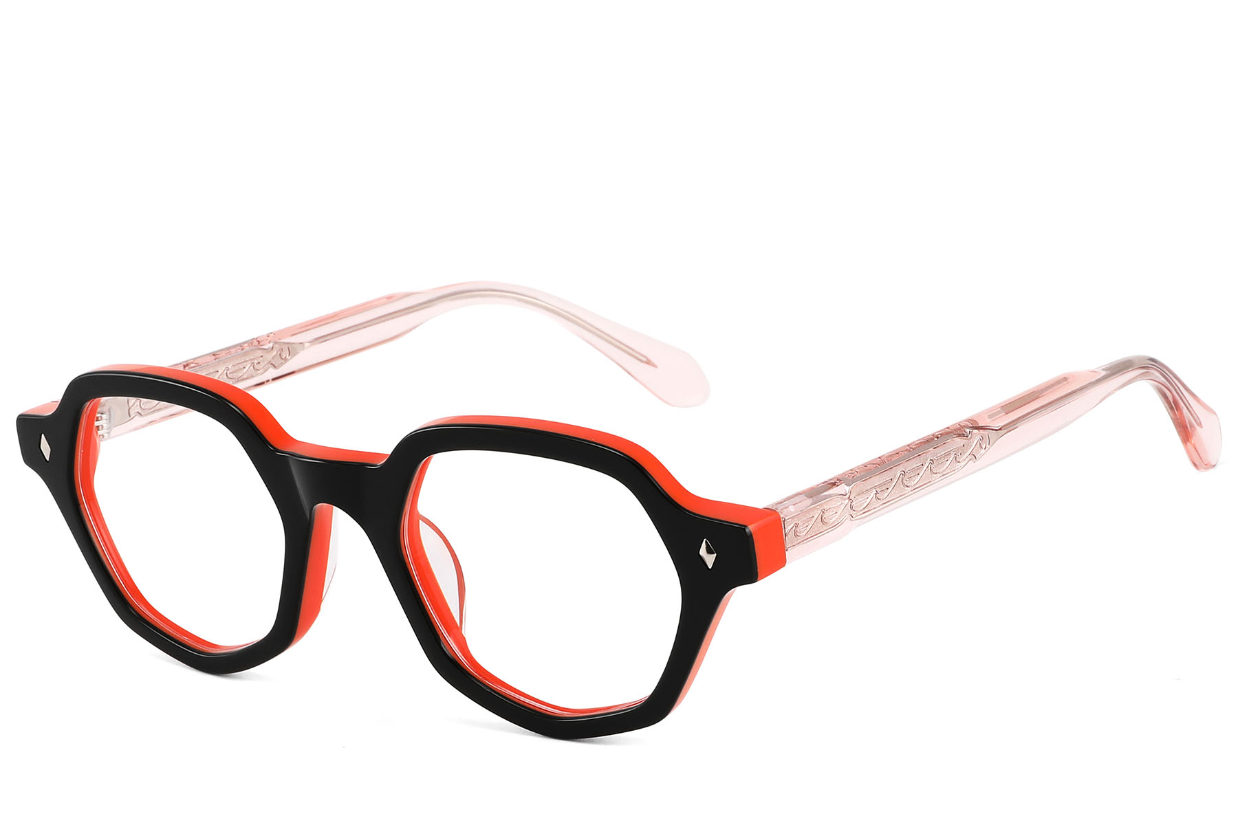 BS2607-0151_Black_Geometric_Acetate_Glasses_corner