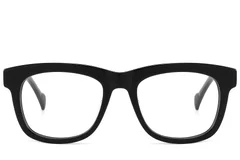 BS2607-0158_Black_Rectangular_Acetate_Glasses_front