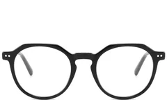 BS2607-0198_Black_Oval_Acetate_Glasses_front