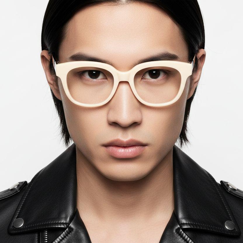 bs2607-0206_cream_rectangular_acetate_glasses_model