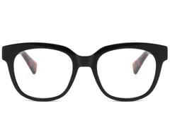 BS2607-0207_Black_Rectangular_Acetate_Glasses_front