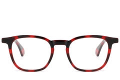 BS2607-0210_Red_Rectangular_Acetate_Glasses_front