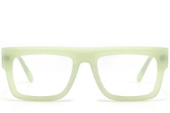 BS2607-0221_Green_Rectangular_Acetate_Glasses_front