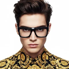 bs2607-0222_black_rectangular_acetate_glasses_model