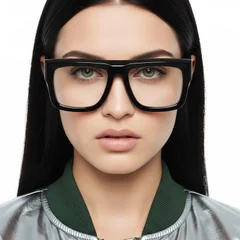 bs2607-0222_black_rectangular_acetate_glasses_model