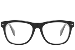 BS2607-0230_Black_Rectangular_Acetate_Glasses_front