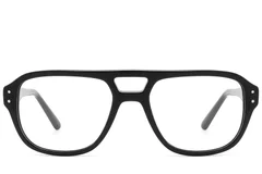 BS2607-0247_Black_Aviator_Acetate_Glasses_front