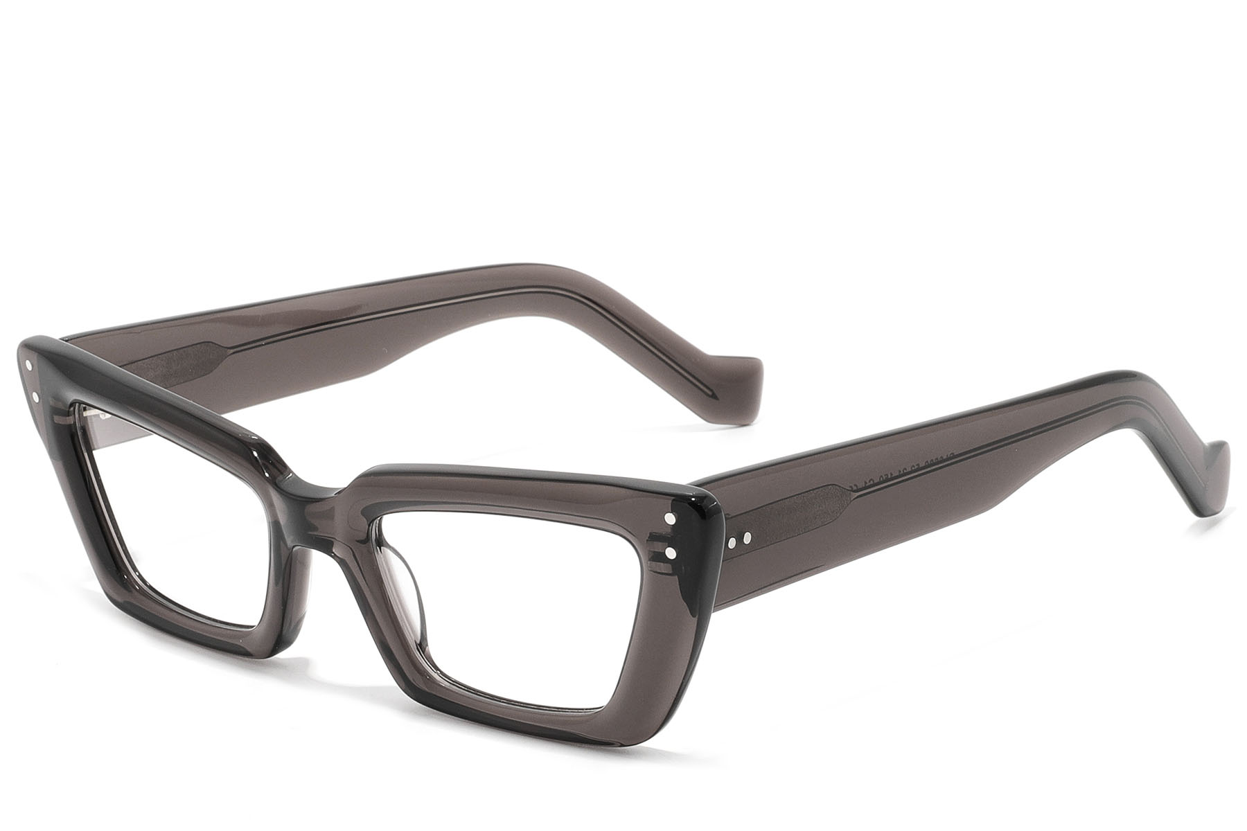 Butterfly Gray Acetate Glasses #BS2607-0259