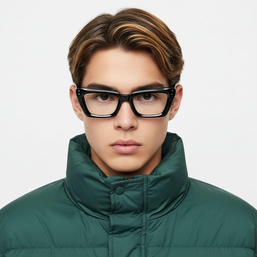 Butterfly Black Acetate Glasses #BS2607-0260