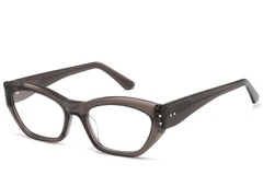 Occhiali in acetato grigio farfalla #BS2607-0257