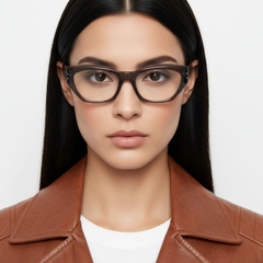 Butterfly Gray Acetate Glasses #BS2607-0257