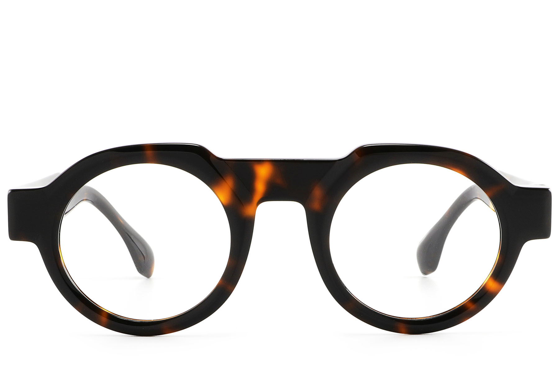 BS2607-0270_Tortoiseshell_Round_Acetate_Glasses_front