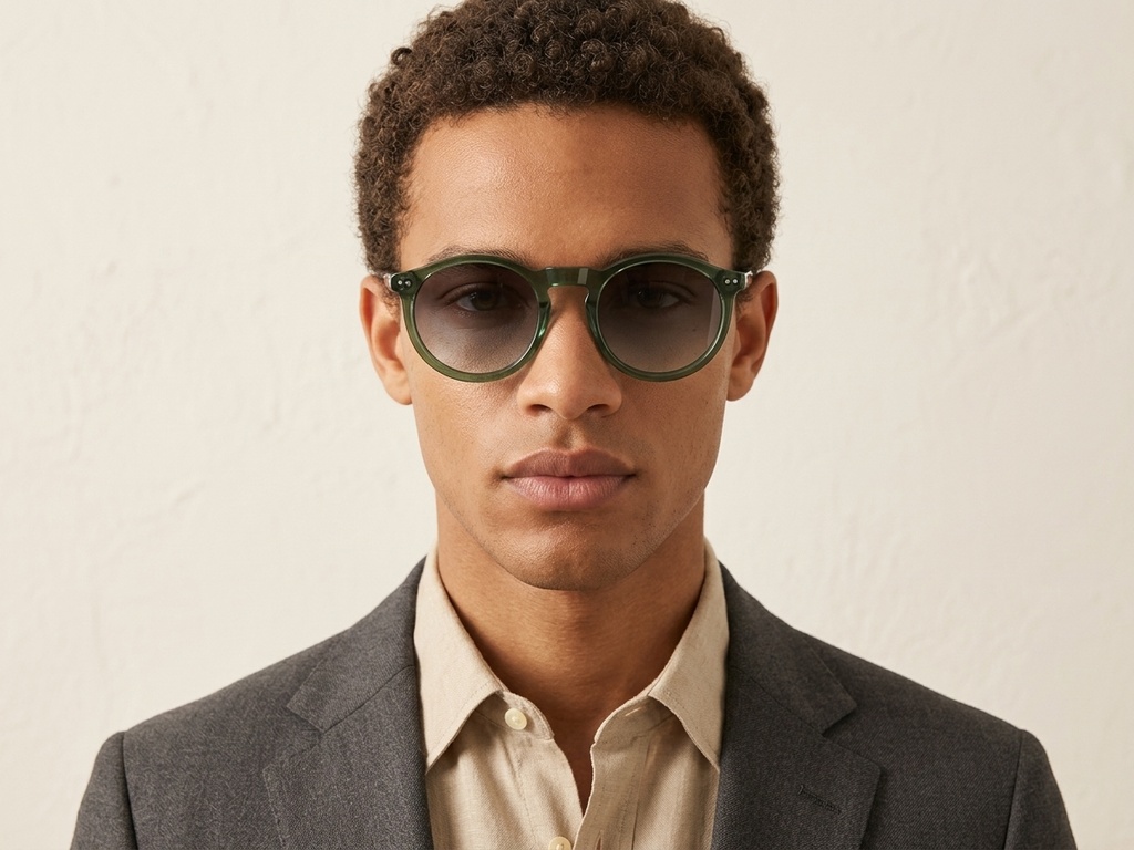 BS2607-0349_Green_Oval_Acetate_sunglasses-tryon_male