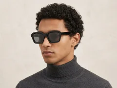 BS2607-0350_Black_Geometric_Acetate_sunglasses-tryon_male