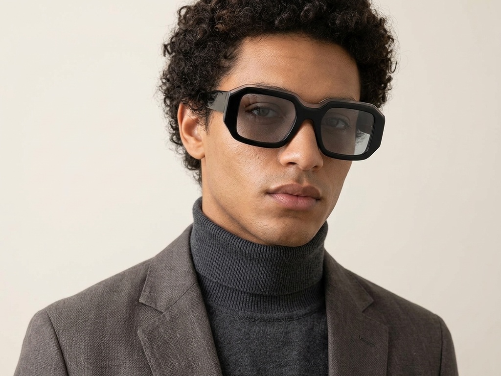 BS2607-0353_Black_Rectangular_Acetate_sunglasses-tryon_male