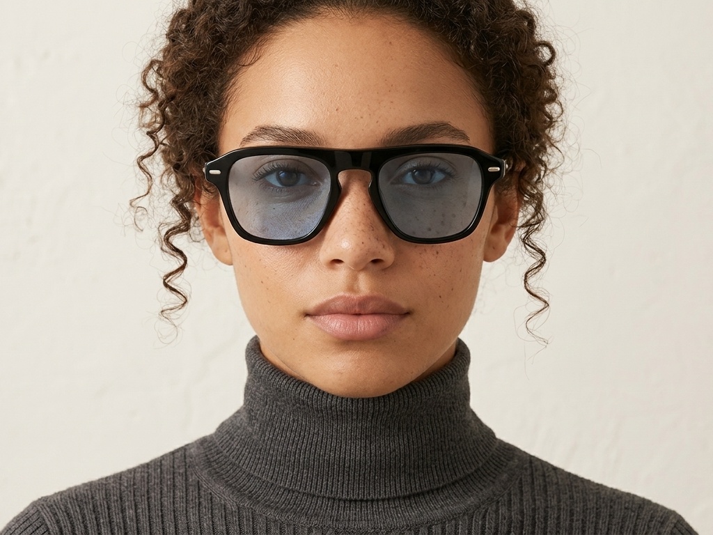 BS2607-0370_Black_Aviator_Acetate_sunglasses-tryon_female