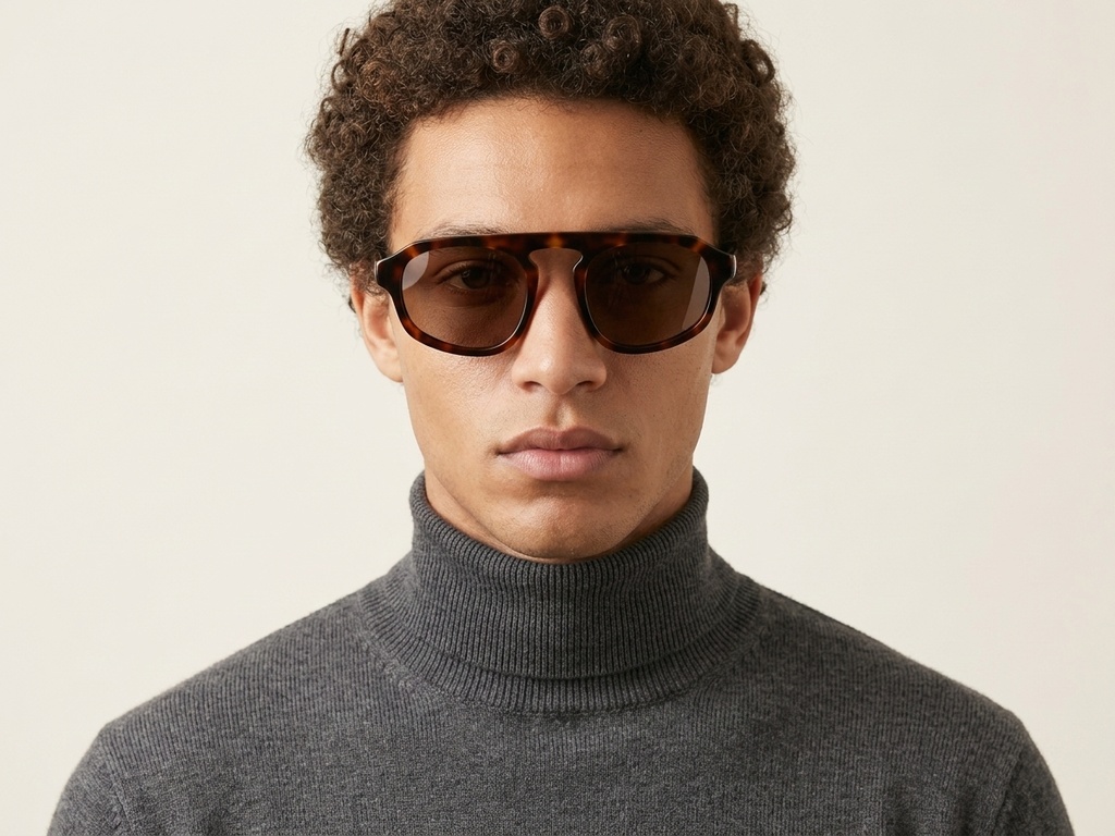 BS2607-0375_Tortoiseshell_Aviator_Acetate_sunglasses-tryon_male