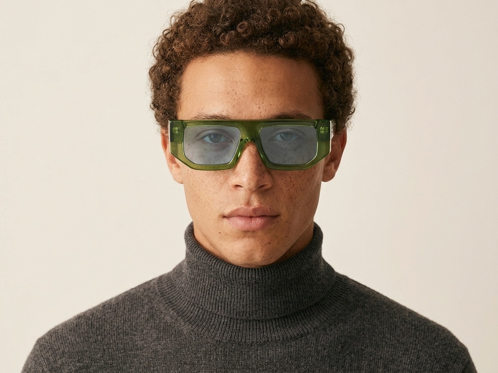 BS2607-0377_Green_Aviator_Acetate_sunglasses_corner-tryon_male