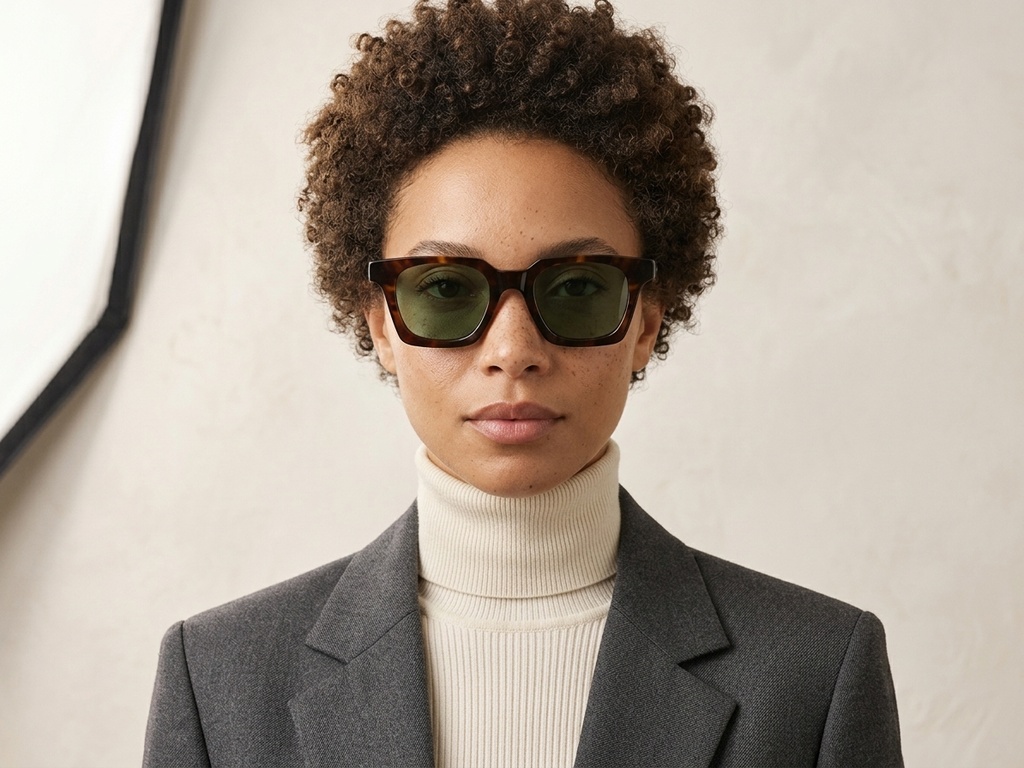 BS2607-0381_Brown_Rectangular_Acetate_sunglasses-tryon_female