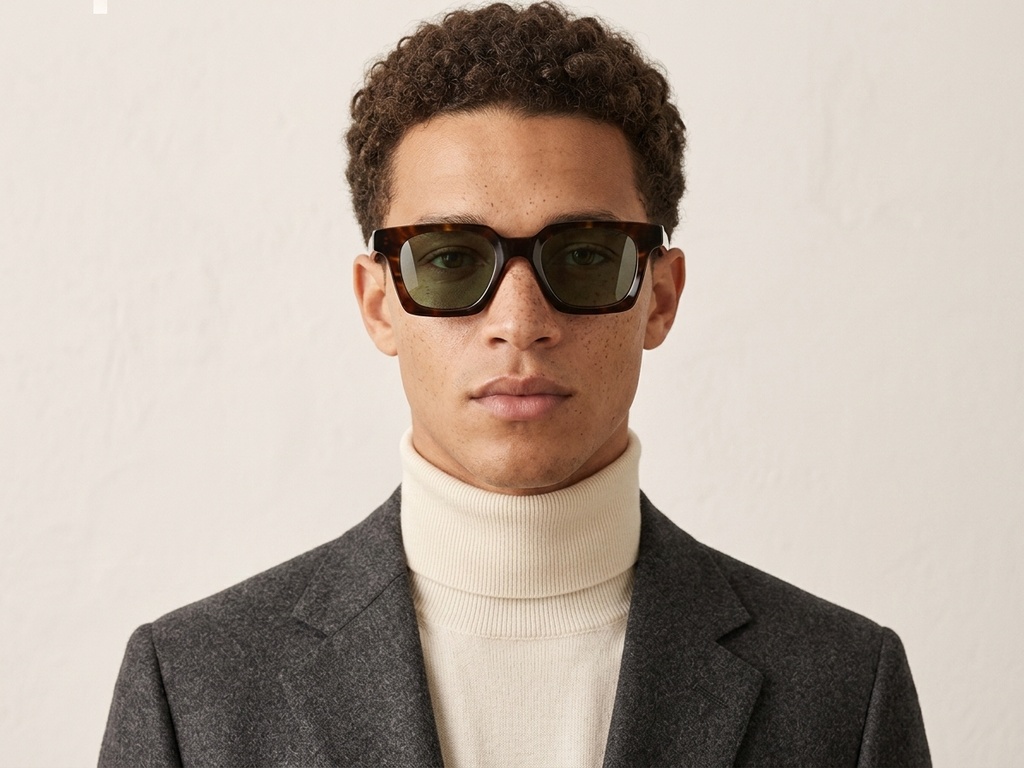 BS2607-0381_Brown_Rectangular_Acetate_sunglasses-tryon_male