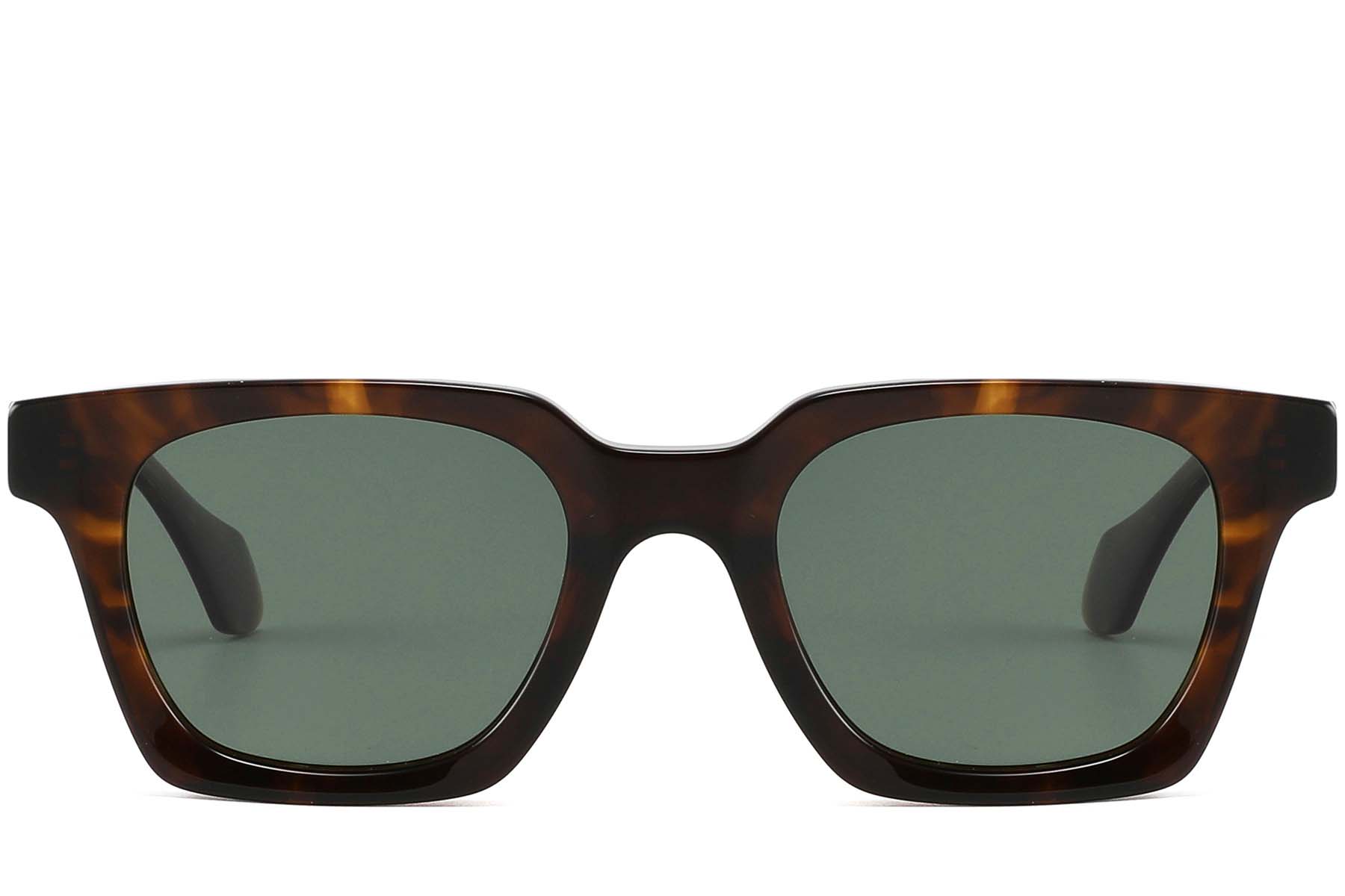BS2607-0381_Brown_Rectangular_Acetate_sunglasses_front