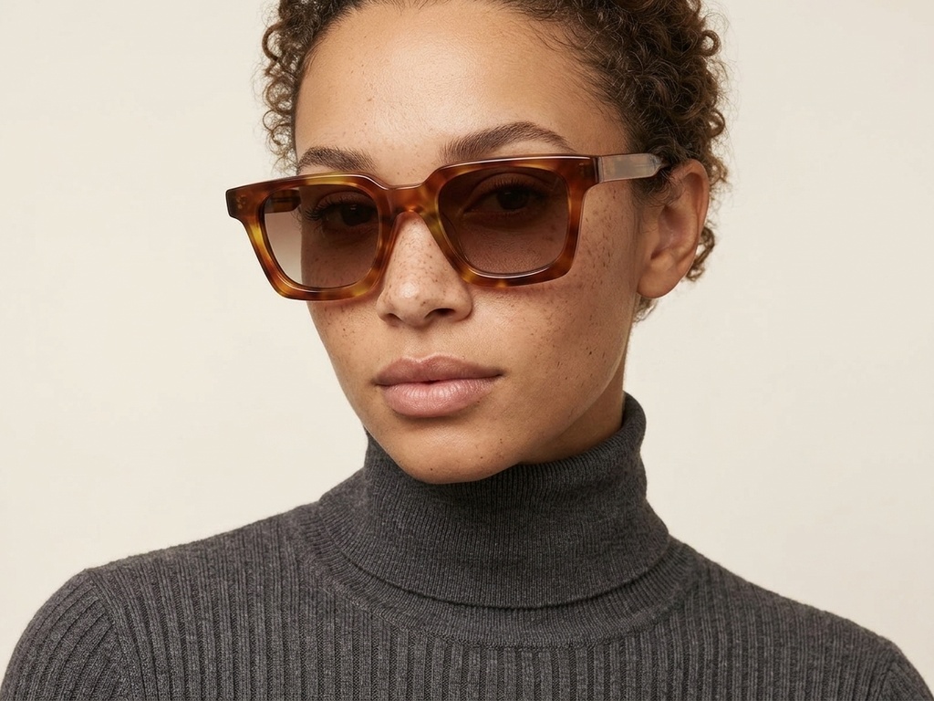 BS2607-0382_Brown_Rectangular_Acetate_sunglasses_corner-tryon_female