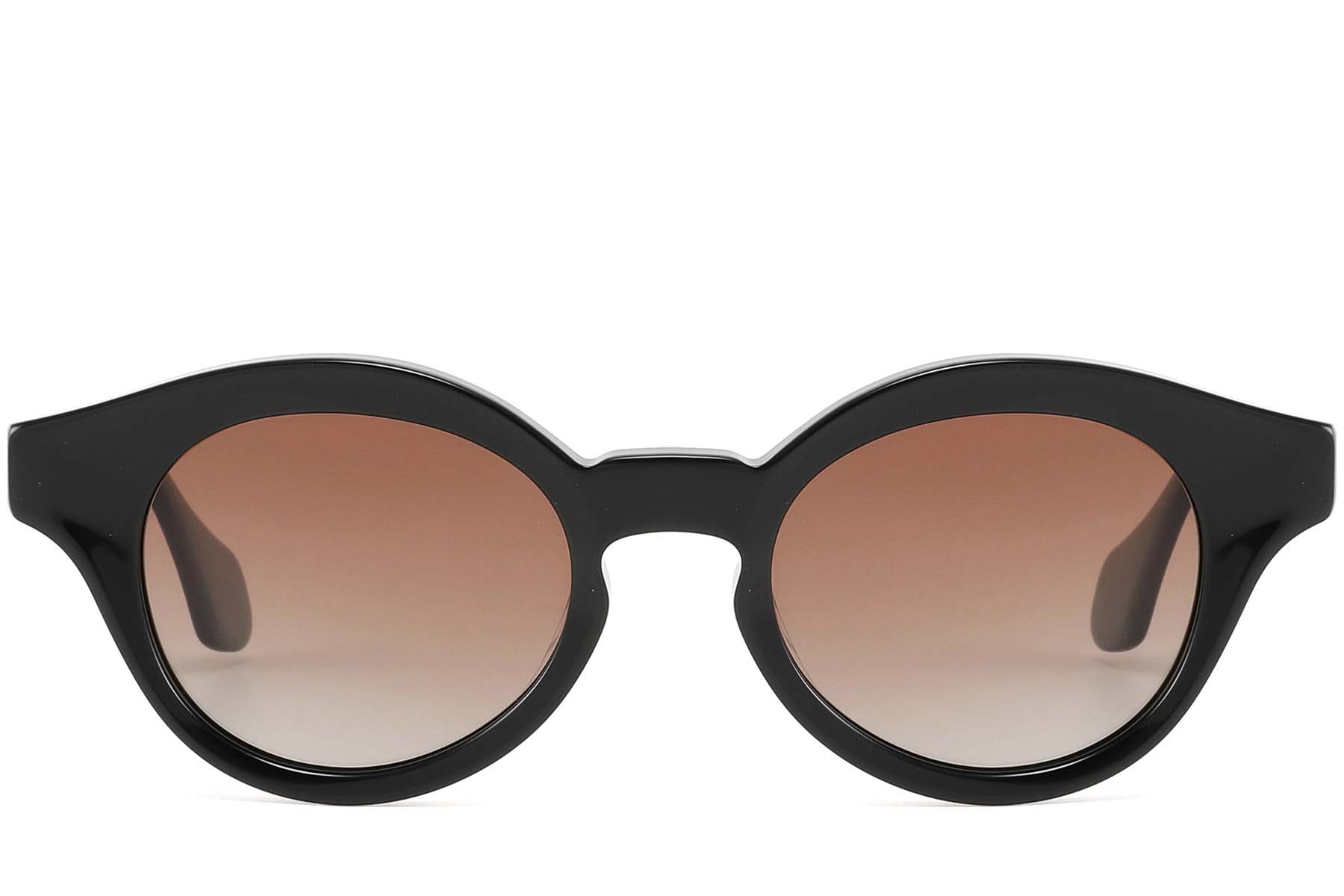 BS2607-0384_Black_Oval_Acetate_sunglasses_front