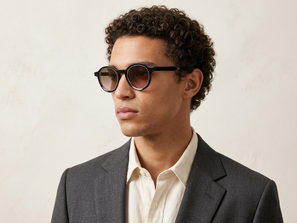 BS2607-0387_Black_Oval_Acetate_sunglasses-tryon_male