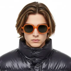 bs2607-0391_orange_geometric_acetate_sunglasses_model