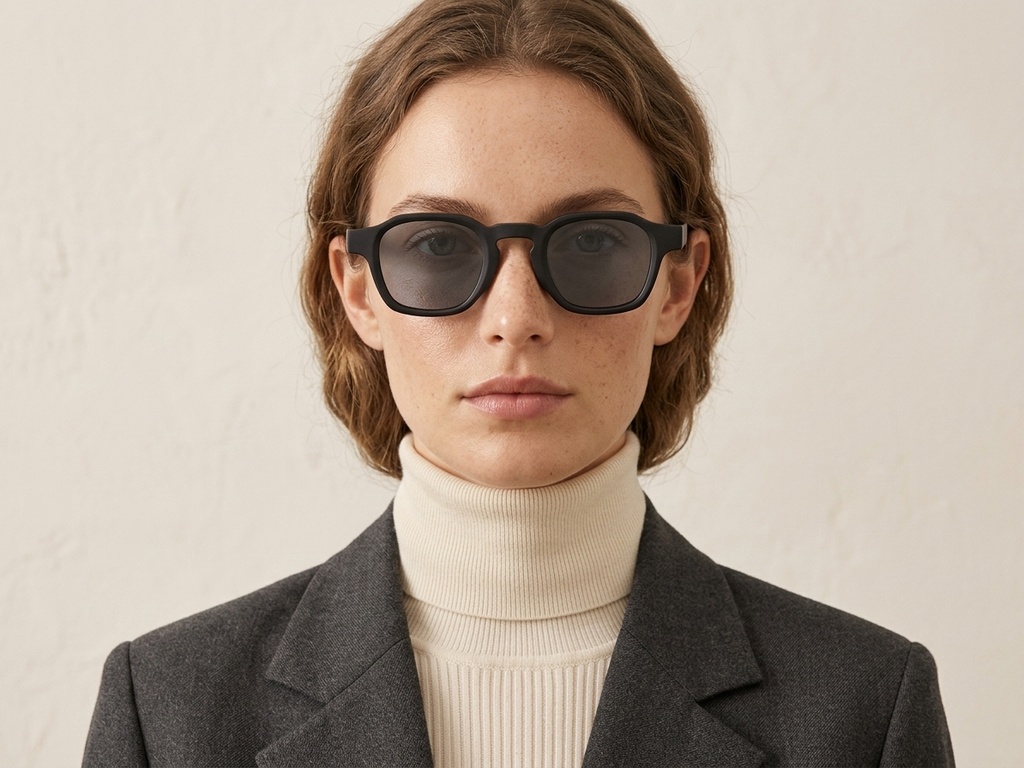 BS2607-0393_Black_Rectangular_Acetate_sunglasses-tryon_female