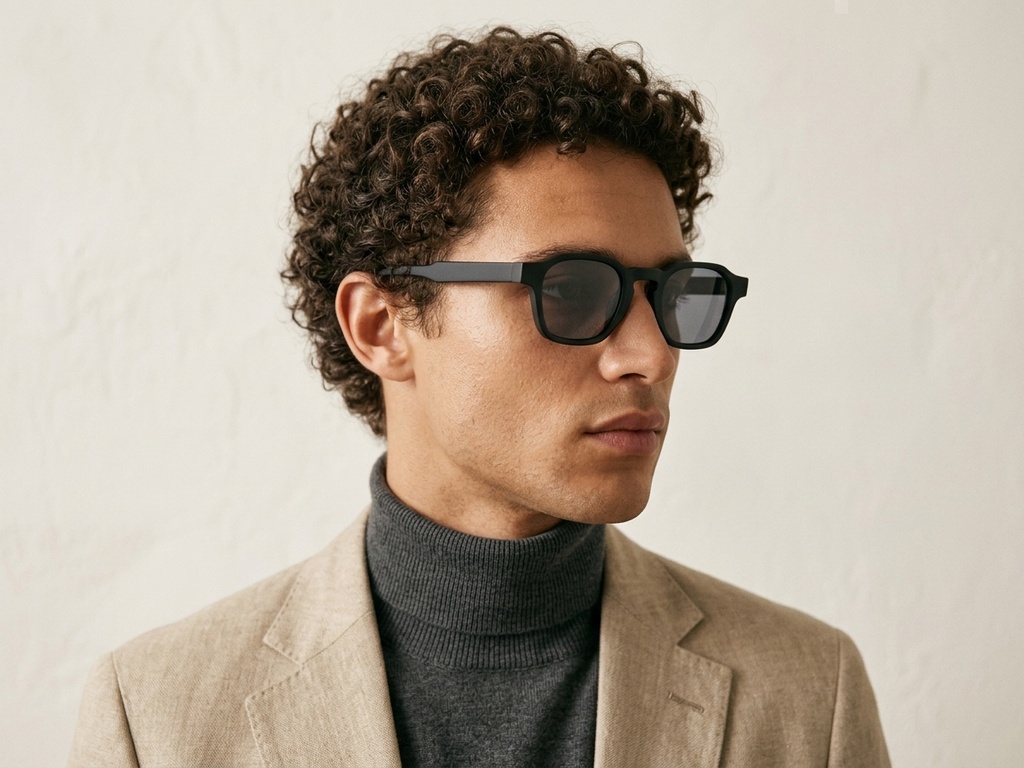 BS2607-0393_Black_Rectangular_Acetate_sunglasses-tryon_male