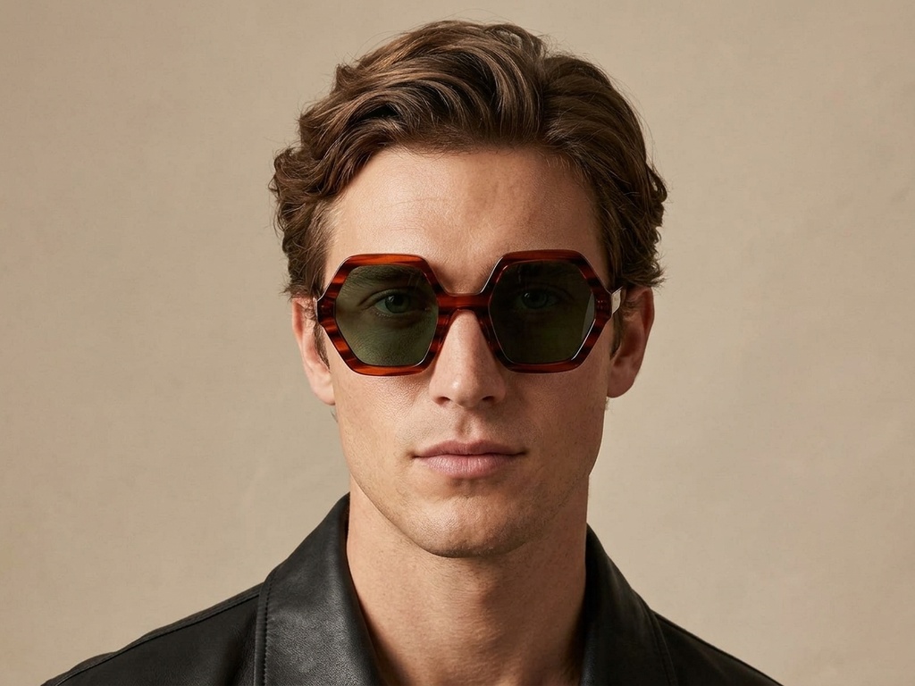 BS2607-0397_Tortoiseshell_Geometric_Acetate_sunglasses-tryon_male