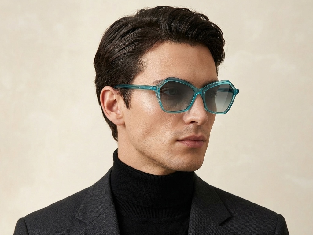 BS2607-0400_Blue_Geometric_Acetate_sunglasses-tryon_male