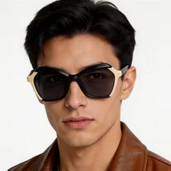 bs2607-0401_black_geometric_acetate_sunglasses_model