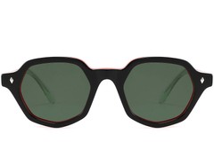 BS2607-0403_Black_Geometric_Acetate_sunglasses_front