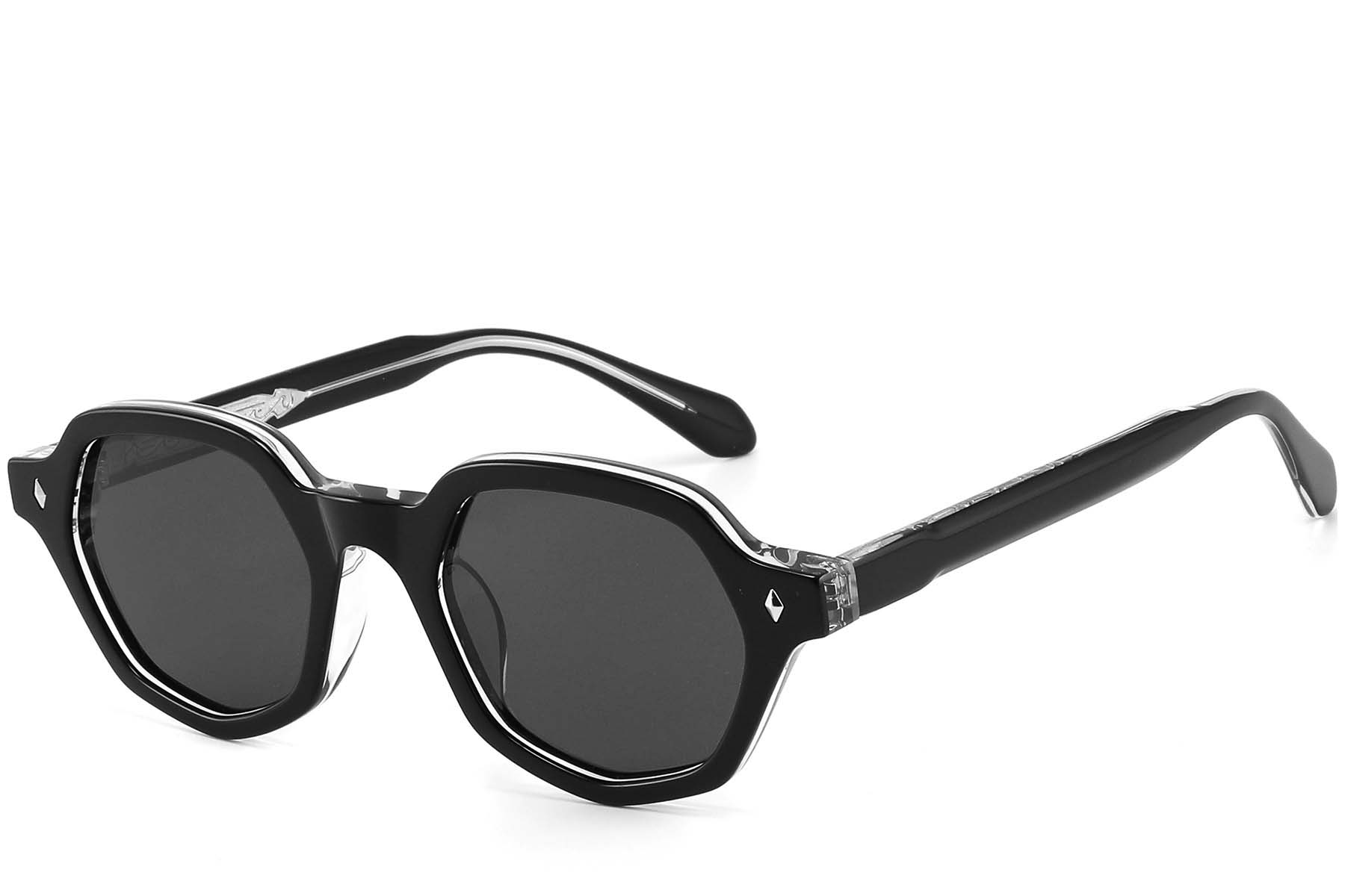 BS2607-0404_Black_Geometric_Acetate_sunglasses_corner