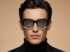 BS2607-0406_Black_Oval_Acetate_sunglasses-tryon_male